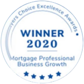 Winner 2020, Mortgage Professional Business Growth